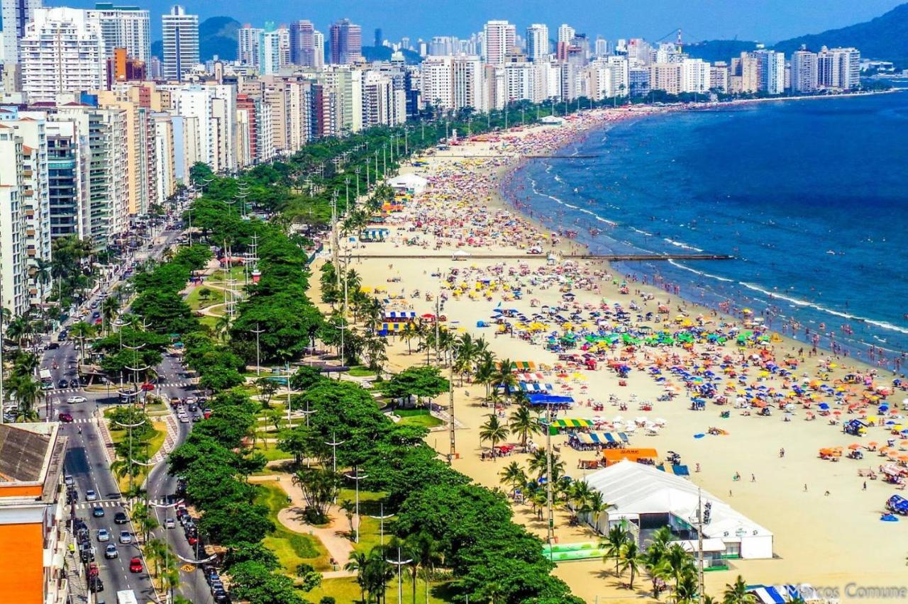 Quadra Praia 70 M Do Mar ซันโตส ภายนอก รูปภาพ